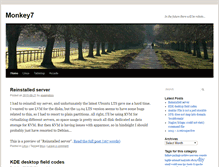 Tablet Screenshot of monkey7.se